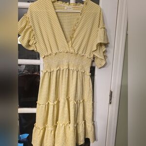 Max studio ruffle dress